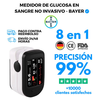 Medidor de Glucosa en Sangre no invasivo de Bayer